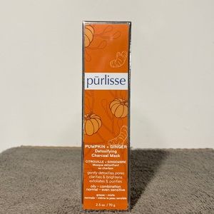 Purlisse pumpkin and ginger detoxifying charcoal mask 2.5 ounce New